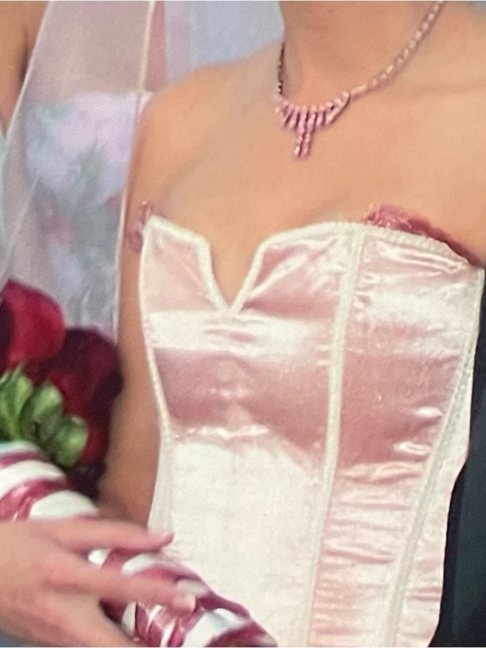Ball Gown Wedding Dress in Shimmering Rose - Picture 6 of 10
